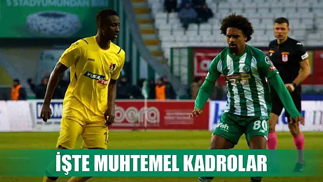 Konyaspor- İstanbulspor, Muhtemelen kadro ve bilgiler