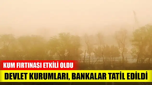 İran'da kum fırtınası nedeniyle 700'den fazla kişi hastanelik oldu