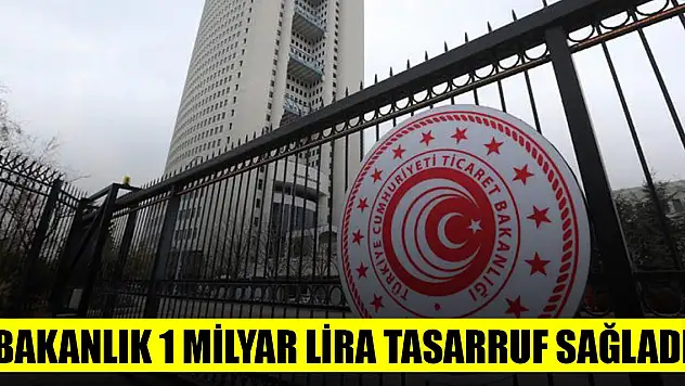 Ticaret Bakanlığı uzaktan eğitimle 1 milyar lira tasarruf sağladı