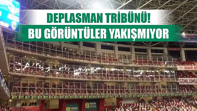 Antalyaspor-Konyaspor, Deplasman tribünü tepki çekiyor