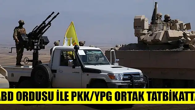 ABD ordusu ile PKK/YPG'li teröristler ortak tatbikatta