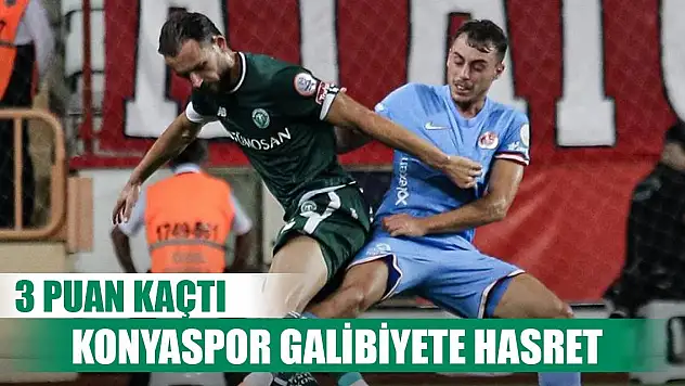 Antalyaspor-Konyaspor, Eşitliği bozan çıkmadı!