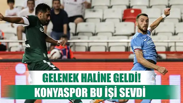 Konyaspor beraberlikten vazgeçmiyor!