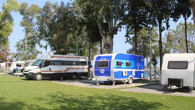 Karavan parkta 5 yıldızlı hizmet