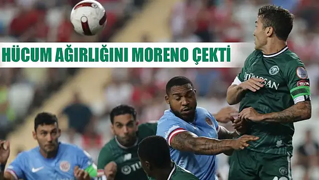 Konyaspor Moreno ile yüklendi!