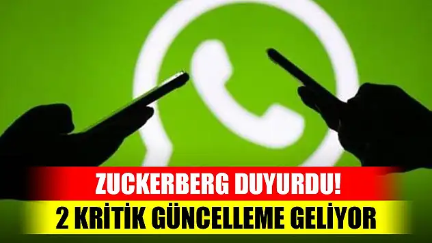 Zuckerberg duyurdu! Whatsapp'a iki kritik güncelleme geliyor