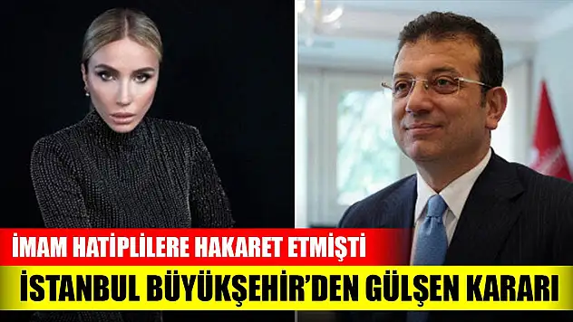 İstanbul Büyükşehir Zafer Bayramı'nı imam hatiplilere hakaret eden Gülşen'le kutlayacak