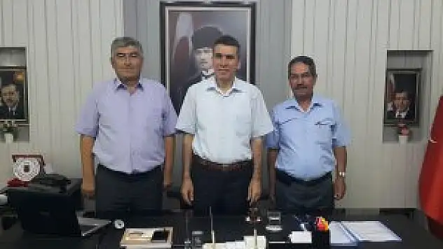 Mal Müdürü Başkan'dan Kaymakam Sezgin'e veda ziyareti