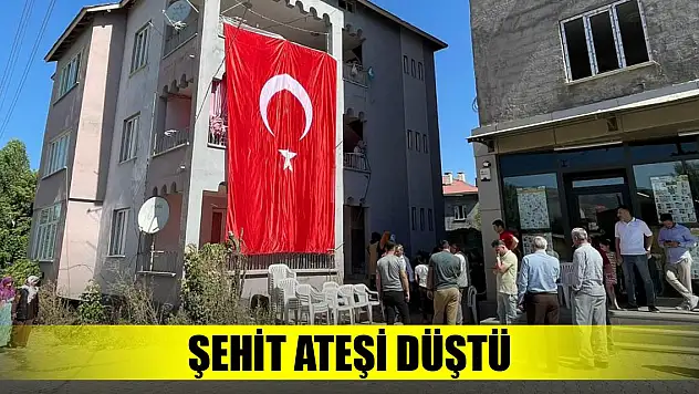 Şehit ateşi düştü