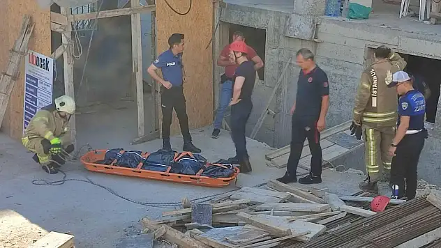 İnşaat boşluğunda feci ölüm