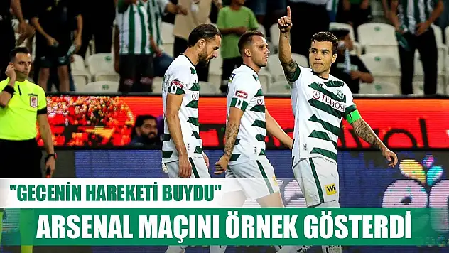 Konyaspor'un golü incelendi, Arsenal maçına benziyor!