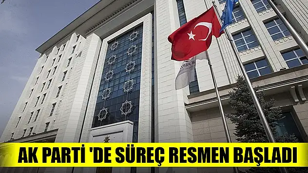 AK Parti 'de kongre süreci resmen başladı