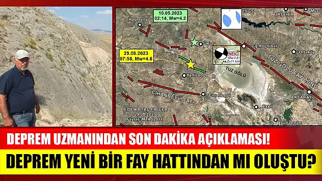 Deprem uzmanından son dakika açıklaması! Konya'daki deprem yeni bir fay hattından mı oluştu?
