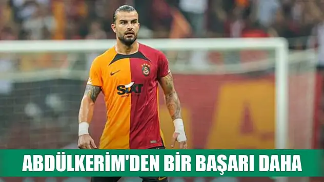 Konyaspor'un eski futbolcusu Abdülkerim'in başarılı grafiği