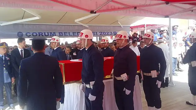 Şehit Astsubay Çalgay, Çorum'da toprağa verildi