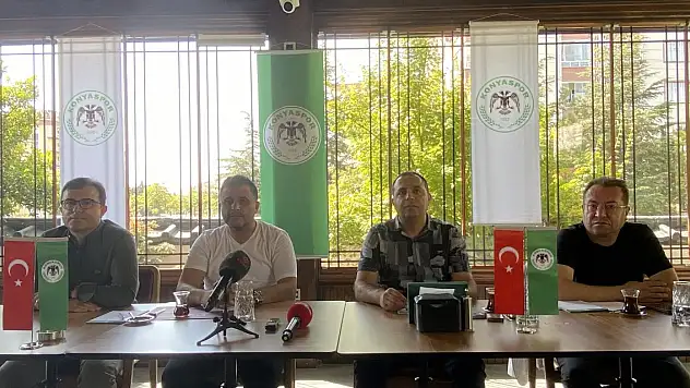 Konyaspor yönetiminden açıklamalar