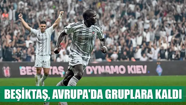 Beşiktaş, Avrupa'da gruplara kaldı