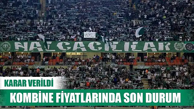 Konyaspor'da kombine kartında karar verildi