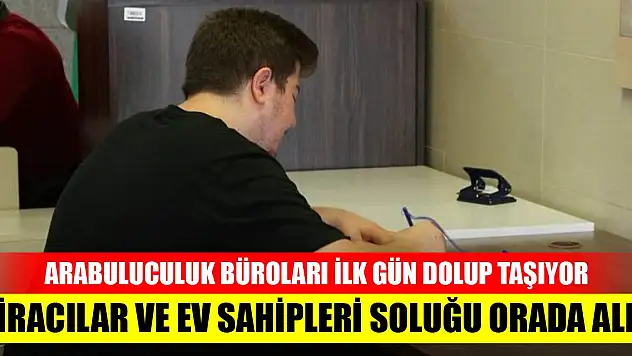 Kiracılar ve ev sahipleri soluğu orada aldı! Arabuluculuk büroları ilk gün dolup taşıyor