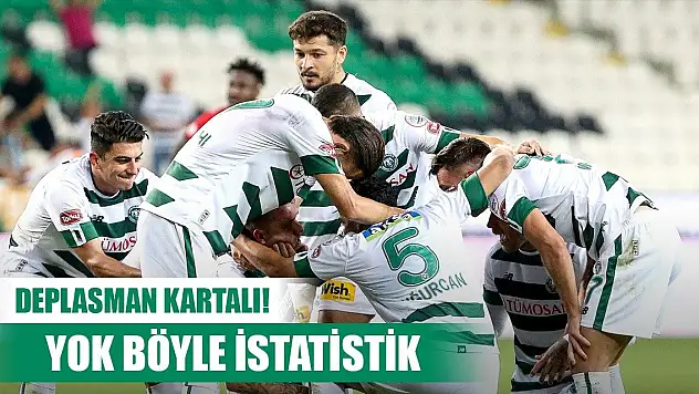 Konyaspor deplasmanda çok rahat!