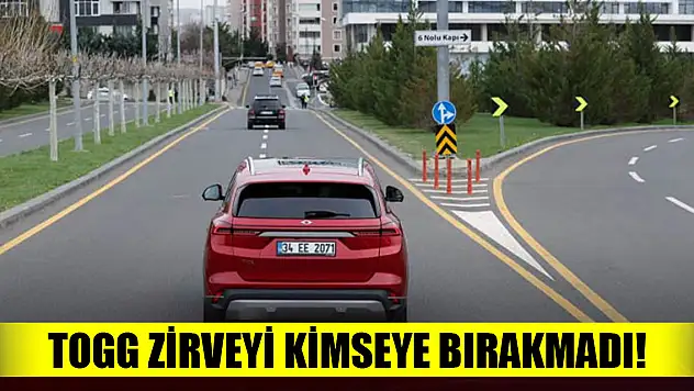 TOGG zirveyi kimseye bırakmadı!