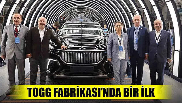 Togg Fabrikası'nda bir ilk...