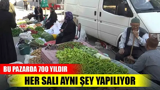 Şarkılara konu olan bu pazarda 700 yıldır her salı aynı şey yapılıyor