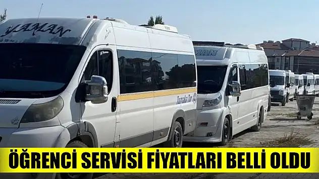 Öğrenci servisi fiyatları belli oldu