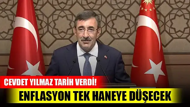 Cevdet Yılmaz tarih verdi! Enflasyon tek haneye düşecek
