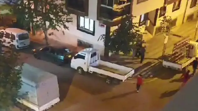 Silahlı kavga kamerada