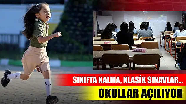 Sınıfta kalma, klasik sınavlar... Yeni eğitim öğretim yılı yeniliklerle başlıyor