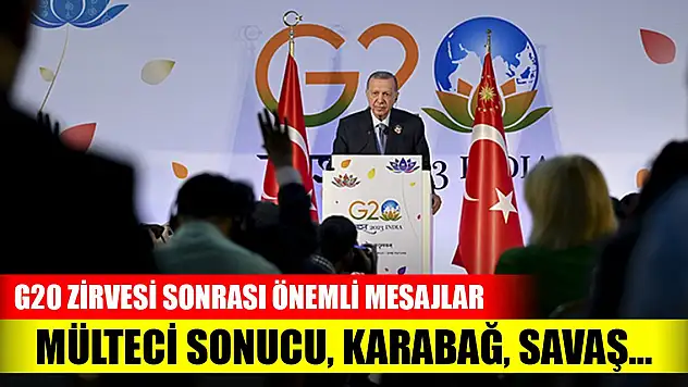 Erdoğan'dan G20 Zirvesi'nde açıklamalar: Denizler mülteci mezarlığına dönüştü
