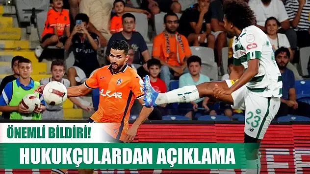 Konyasporlu Hukukçular'dan bildiri