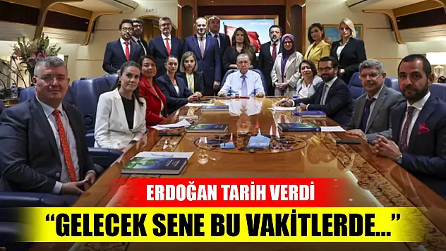 Cumhurbaşkanı Erdoğan tarih verdi: Gelecek sene bu vakitlerde...