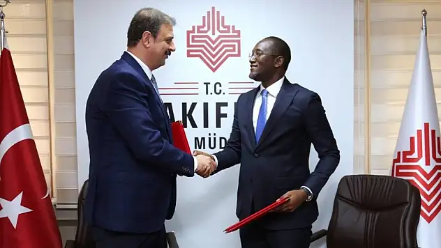 Türkiye ve Senegal arasında vakıflar alanında mutabakat zaptı