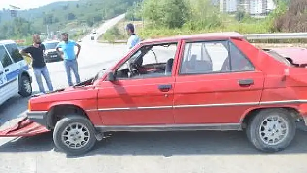 Düzce'de trafik kazası: 1 ölü, 1 yaralı