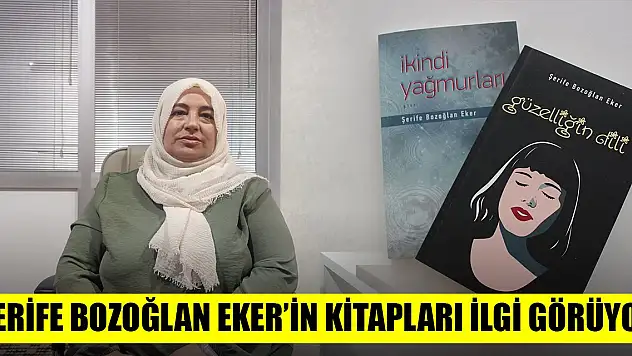 Şerife Bozoğlan Eker'in kitapları ilgi görüyor