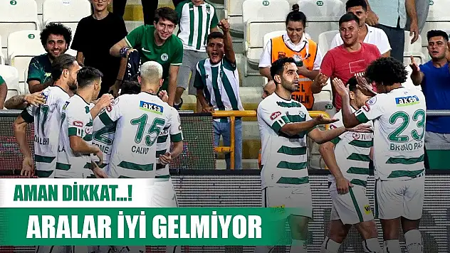 Konyaspor verilen aralardan müzdarip!