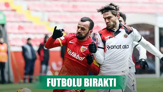 Süper Lig futbolcusu 36 yaşında futbolu bıraktı