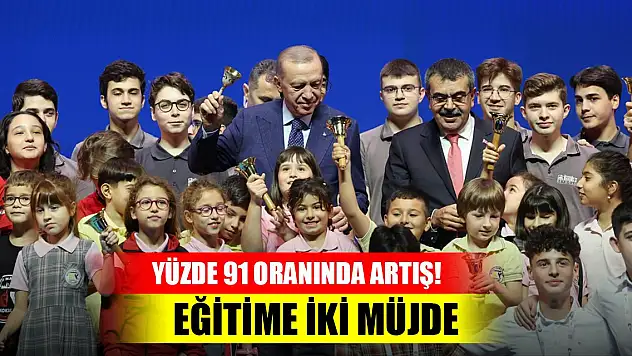 Cumhurbaşkanı Erdoğan'dan eğitime iki müjde