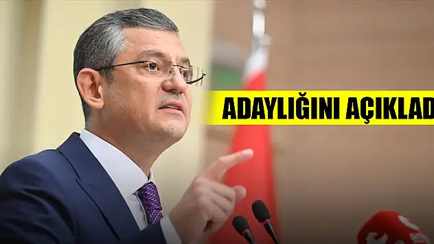Son Dakika! Özgür Özel, CHP Genel Başkanlığı adaylığını açıkladı