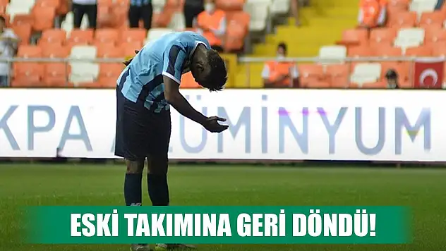 Eski takımına geri döndü!