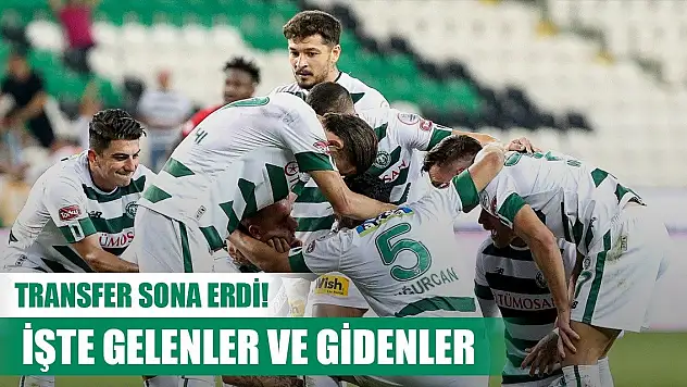 Konyaspor'un transfer bilançosu!