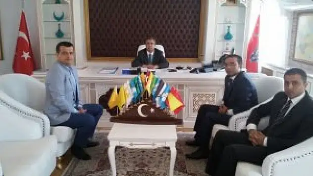 Konya Ülkü Ocakları'ndan Emniyet Müdürü Demir'e ziyaret