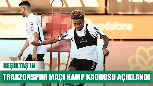 Beşiktaş'ın Trabzonspor maçı kamp kadrosu açıklandı