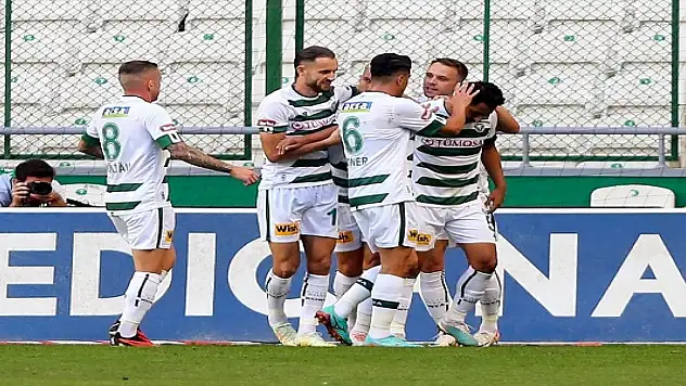 Konyaspor ilk kez ilk yarıda sevindi