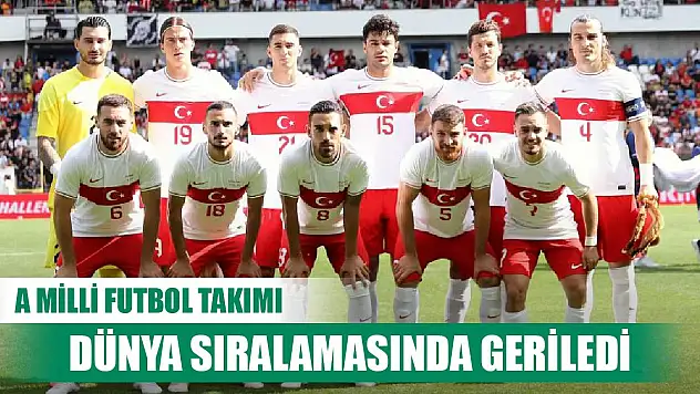 A Milli Futbol Takımı Dünya sıralamasında geriledi