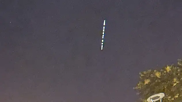 Starlink uyduları o ilde görüntülendi