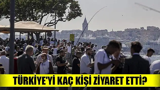 Türkiye'yi kaç kişi ziyaret etti?