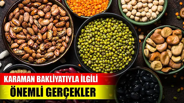 Karaman bakliyatıyla ilgili önemli gerçekler